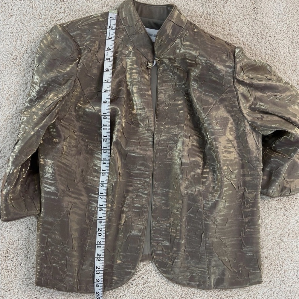 David's Bridal Dress and Jacket Mother of the Bride Groom Dress Bown Bronze - Picture 13 of 14
